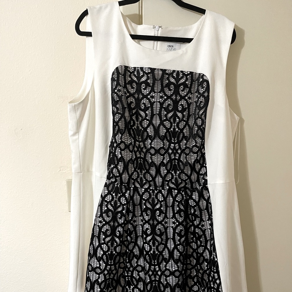 ASOS Curve Lace Panel Dress US Size 18